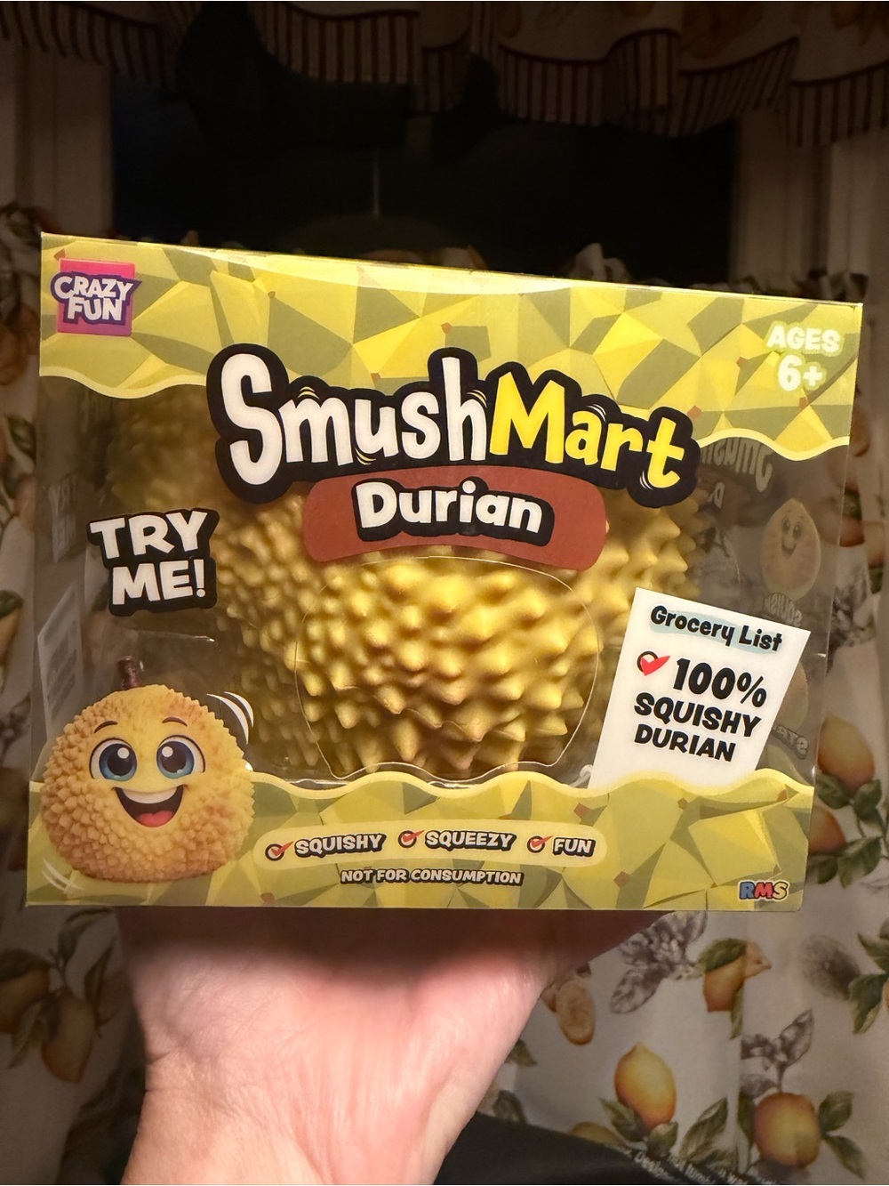 Durian Squishy Toy - Yellow
